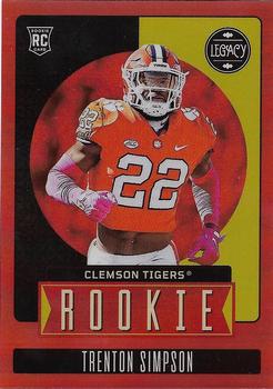 2023 Panini Legacy - Premium Edition Orange #184 Trenton Simpson Front