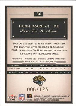 2003 Fleer Showcase - Legacy #36 Hugh Douglas Back