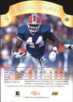 1996 Pro Line DC III #83 Darick Holmes Back