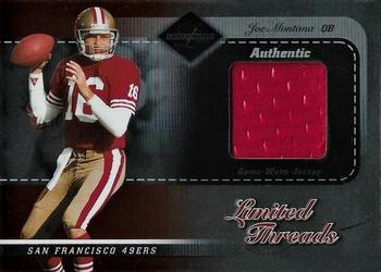 2003 Leaf Limited - Threads #LT-52 Joe Montana Front