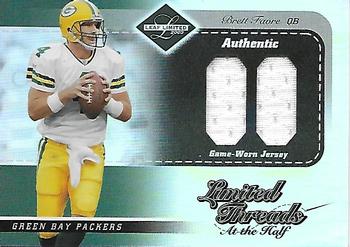 2003 Leaf Limited - Threads At the Half #LT-9 Brett Favre Front