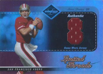 2003 Leaf Limited - Threads Jersey Numbers #LT-90 Steve Young Front