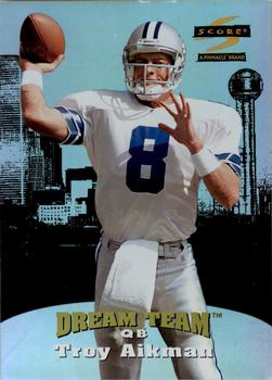 1996 Score - Dream Team #1 Troy Aikman Front