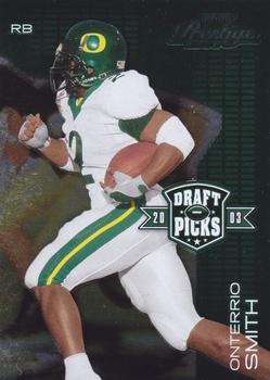 2003 Playoff Prestige - Draft Picks #DP-7 Onterrio Smith Front