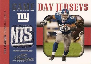 2003 Playoff Prestige - Game Day Jerseys #GDJ-18 Tiki Barber Front