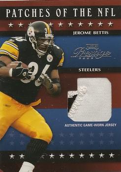 2003 Playoff Prestige - Stars of the NFL Patches #SN-8 Jerome Bettis Front