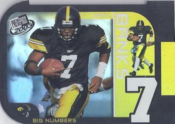 2003 Press Pass - Big Numbers #BN1 Brad Banks Front