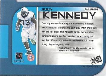 2003 Press Pass - Big Numbers #BN18 Jimmy Kennedy Back