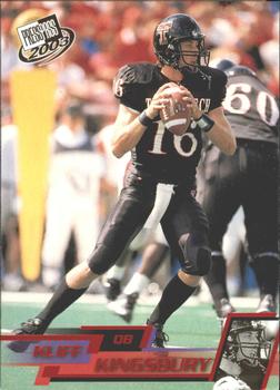 2003 Press Pass - Torquers #T6 Kliff Kingsbury Front