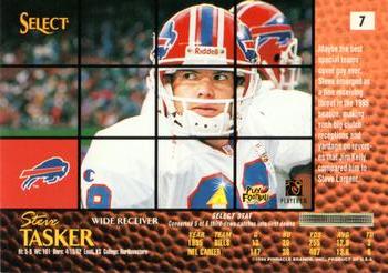 1996 Select #7 Steve Tasker Back