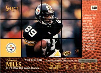 1996 Select #140 Ernie Mills Back