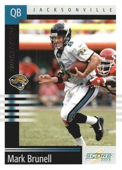 2003 Score - Scorecard #59 Mark Brunell Front