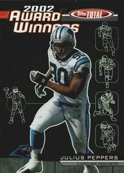 2003 Topps Total - Award Winners #AW4 Julius Peppers Front