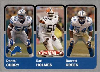 2003 Topps Total - Silver #341 Barrett Green / Donte Curry / Earl Holmes Front