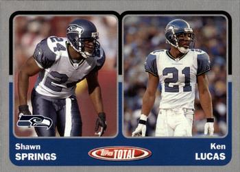 2003 Topps Total - Silver #430 Ken Lucas / Shawn Springs Front