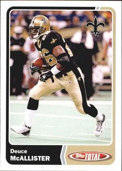 2003 Topps Total - Team Checklists #TC20 Deuce Mcallister Front