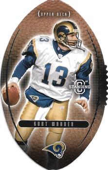 2003 Upper Deck Standing O - Die Cuts #13 Kurt Warner Front