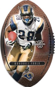 2003 Upper Deck Standing O - Die Cuts #32 Marshall Faulk Front