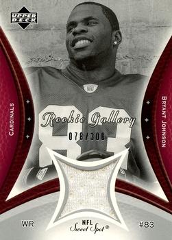 2003 Upper Deck Sweet Spot - Rookie Gallery Jersey #RG-BJ Bryant Johnson Front