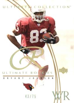 2003 Upper Deck Ultimate Collection - Gold #75 Bryant Johnson Front