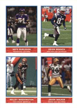 2004 Bazooka - Stickers #41 Nate Burleson / Deion Branch / Kelley Washington / Javon Walker Front