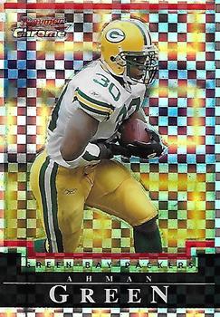 2004 Bowman Chrome - Xfractors #40 Ahman Green Front