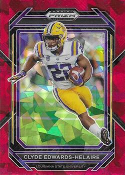 2023 Panini Prizm Draft Picks - Prizms Red Ice #18 Clyde Edwards-Helaire Front