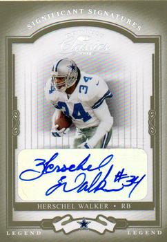 2004 Donruss Classics - Significant Signatures Green #118 Herschel Walker Front