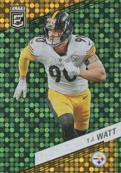 2023 Donruss Elite - Green Disco #91 T.J. Watt Front