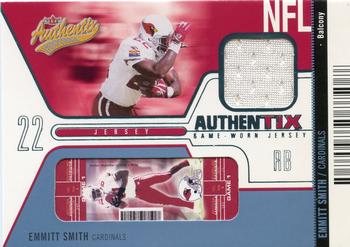 2004 Fleer Authentix - Jersey Authentix Balcony #JA-ES Emmitt Smith Front