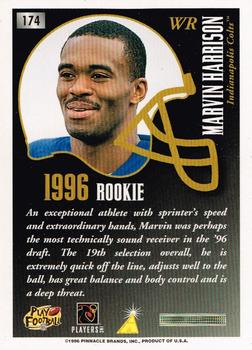 1996 Summit #174 Marvin Harrison Back