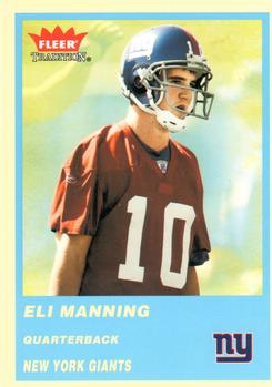 2004 Fleer Tradition - Blue #331 Eli Manning Front