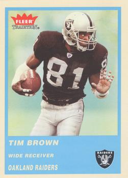 2004 Fleer Tradition - Blue #111 Tim Brown Front