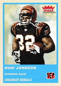 2004 Fleer Tradition - Blue #198 Rudi Johnson Front