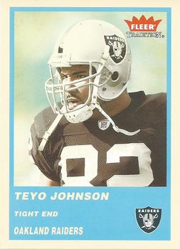 2004 Fleer Tradition - Blue #214 Teyo Johnson Front