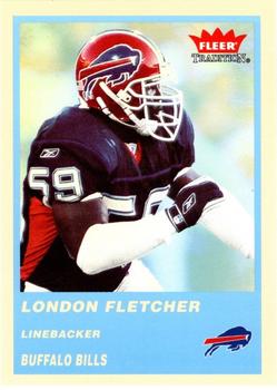 2004 Fleer Tradition - Blue #276 London Fletcher Front