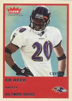 2004 Fleer Tradition - Crystal #222 Ed Reed Front