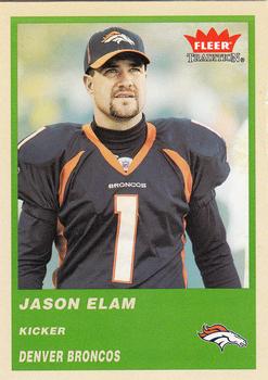 2004 Fleer Tradition - Green #290 Jason Elam Front