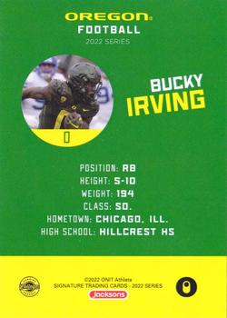 2022 ONIT Athlete Oregon Ducks #NNO Bucky Irving Back