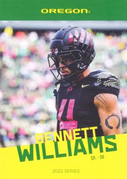 2022 ONIT Athlete Oregon Ducks #NNO Bennett Williams Front