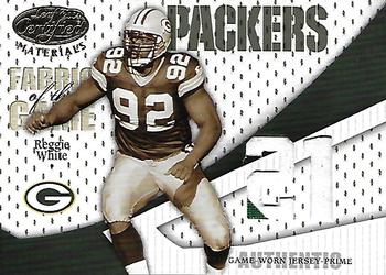 2004 Leaf Certified Materials - Fabric of the Game 21st Century #FG-80 Reggie White Front