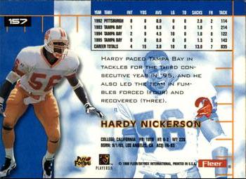 1996 Ultra #157 Hardy Nickerson Back