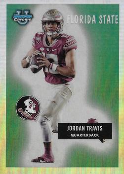 2023 Bowman University Chrome - 1955 Bowman Football #55BF-15 Jordan Travis Front