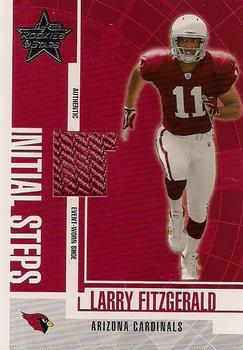 2004 Leaf Rookies & Stars - Initial Steps Shoe #IS-3 Larry Fitzgerald Front