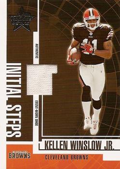 2004 Leaf Rookies & Stars - Initial Steps Shoe #IS-5 Kellen Winslow Jr. Front