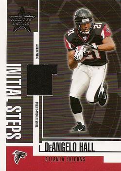 2004 Leaf Rookies & Stars - Initial Steps Shoe #IS-7 DeAngelo Hall Front