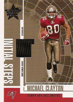 2004 Leaf Rookies & Stars - Initial Steps Shoe #IS-12 Michael Clayton Front
