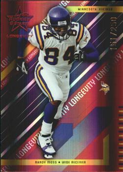 2004 Leaf Rookies & Stars Longevity - Ruby #53 Randy Moss Front