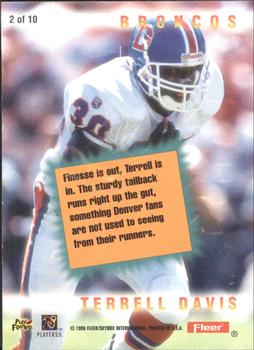 1996 Ultra #2 Terrell Davis Back