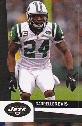 2012 A&A Global NFL Stickers #7 Darrelle Revis Front
